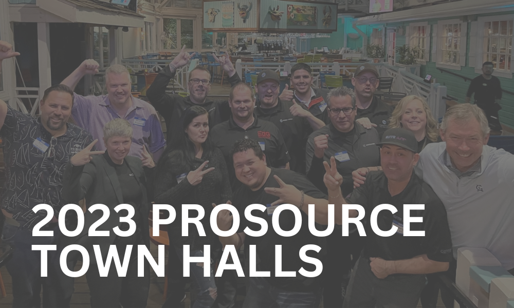 ProSource Announces 2023 Lineup of Town Hall Dinners