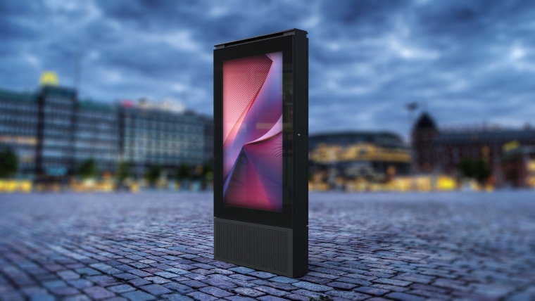 Kuori unveils its latest 75” Outdoor Display Model